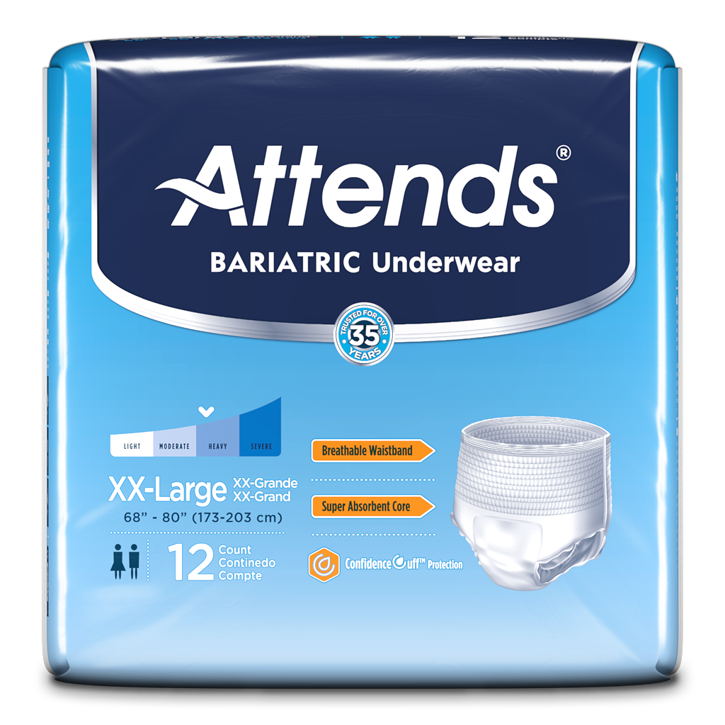 Attends Bariatric Protective Underwear 2 XL