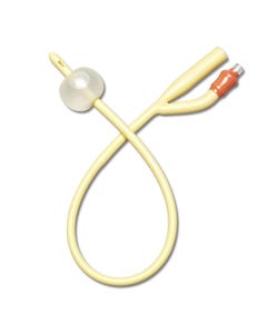 Medline 2-Way Foley Catheter 16Fr 10cc Balloon Capacity, Sterile, Latex