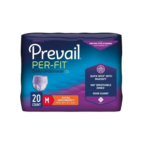 Prevail Per-Fit Daily Underwear for Women - Extra Absorbency