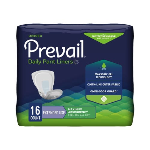 Prevail Daily Pant Liners - Maximum Absorbency 
