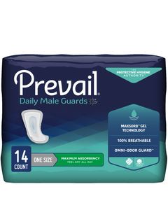 Prevail Male Guards, Light Absorbency
