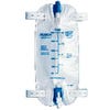 Teleflex Premium Catheter Leg Bag with Straps and Flip Valve 16.9oz.